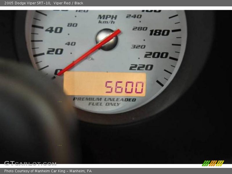 Viper Red / Black 2005 Dodge Viper SRT-10