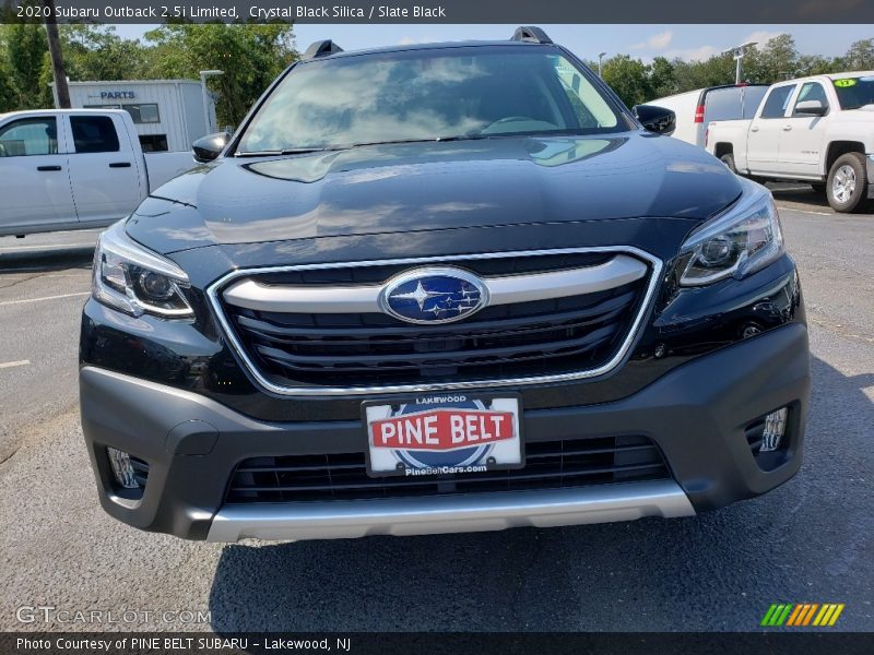 Crystal Black Silica / Slate Black 2020 Subaru Outback 2.5i Limited