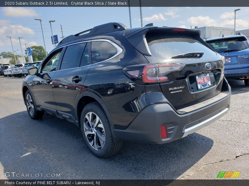 Crystal Black Silica / Slate Black 2020 Subaru Outback 2.5i Limited