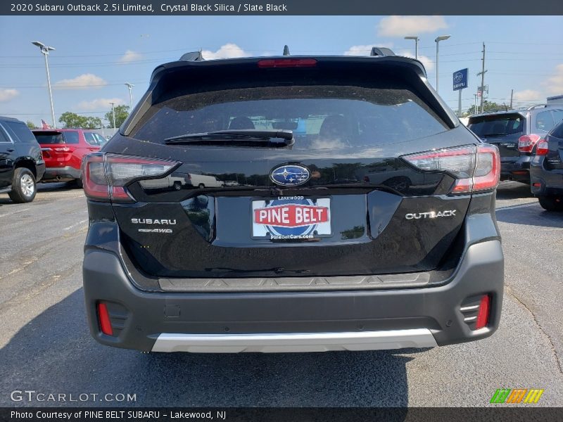 Crystal Black Silica / Slate Black 2020 Subaru Outback 2.5i Limited
