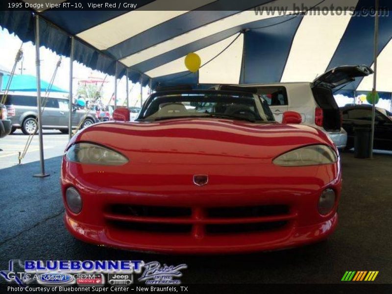 Viper Red / Gray 1995 Dodge Viper RT-10