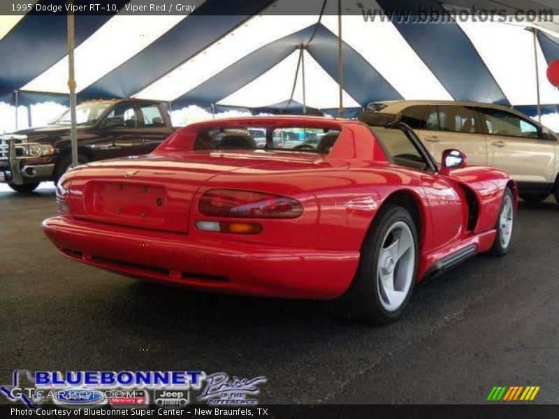 Viper Red / Gray 1995 Dodge Viper RT-10