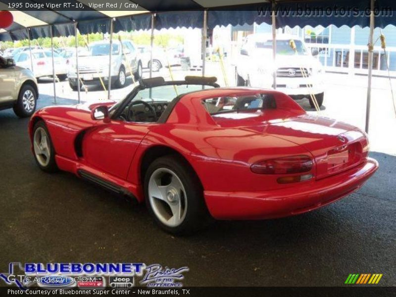 Viper Red / Gray 1995 Dodge Viper RT-10