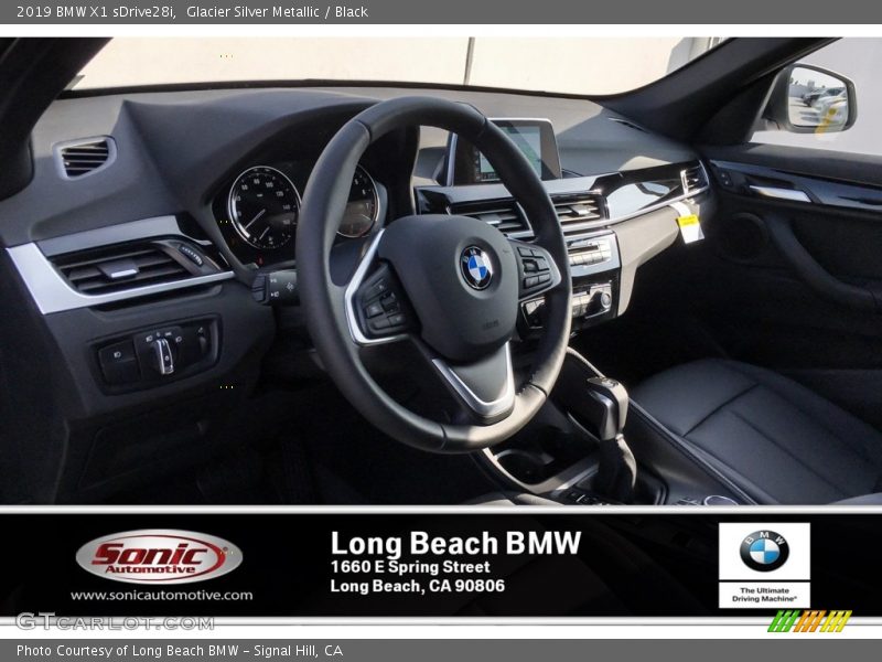 Glacier Silver Metallic / Black 2019 BMW X1 sDrive28i