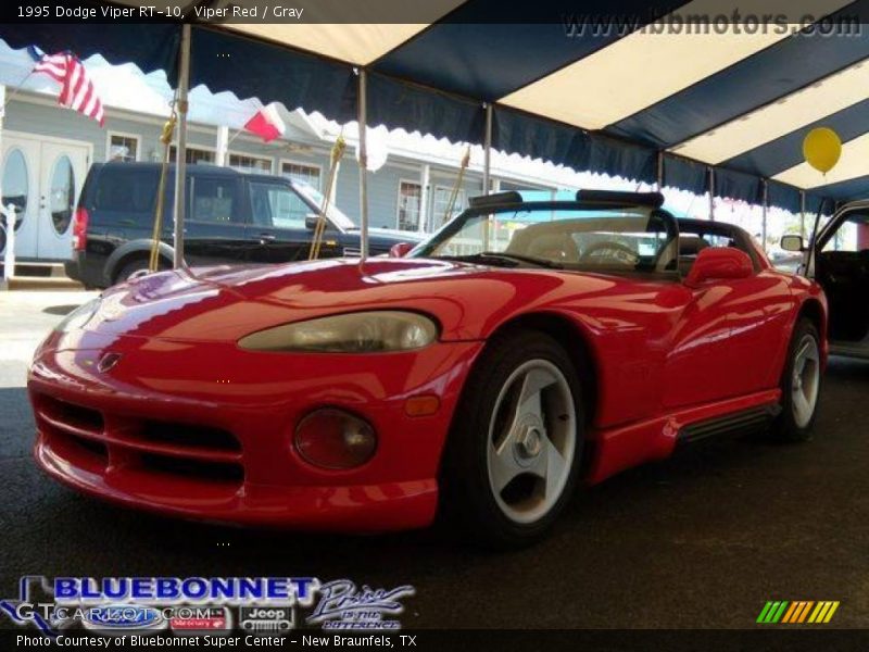 Viper Red / Gray 1995 Dodge Viper RT-10