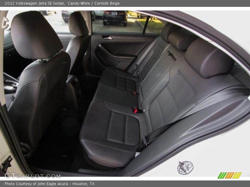 Candy White / Cornsilk Beige 2012 Volkswagen Jetta SE Sedan