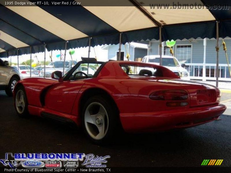 Viper Red / Gray 1995 Dodge Viper RT-10