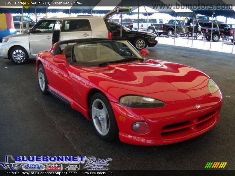 Viper Red / Gray 1995 Dodge Viper RT-10
