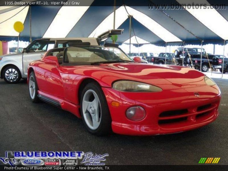 Viper Red / Gray 1995 Dodge Viper RT-10