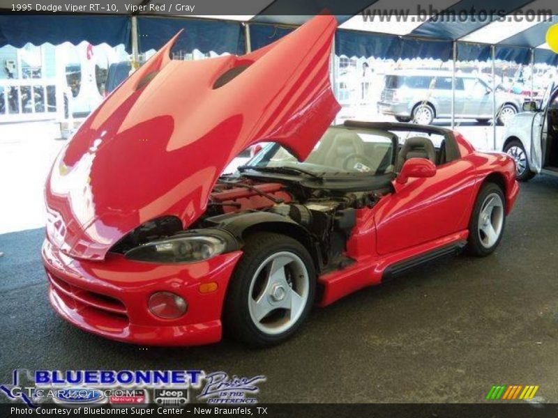 Viper Red / Gray 1995 Dodge Viper RT-10