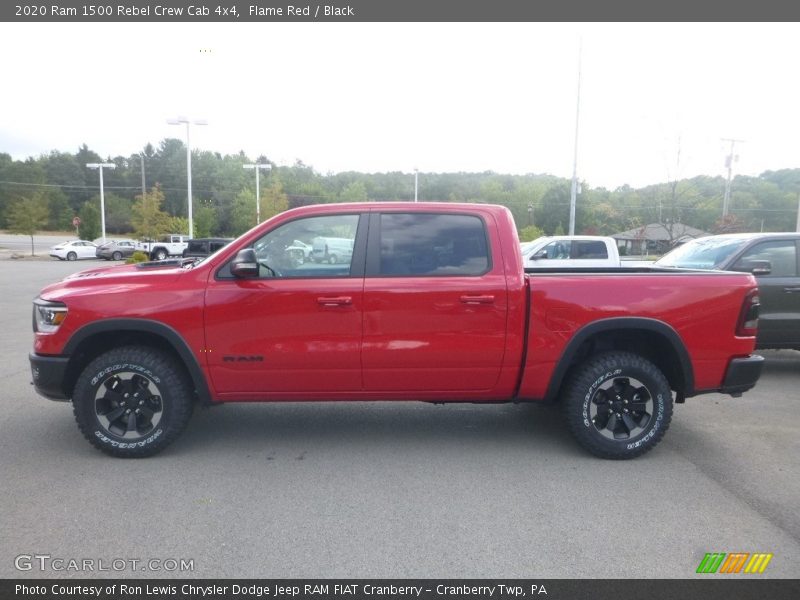 Flame Red / Black 2020 Ram 1500 Rebel Crew Cab 4x4