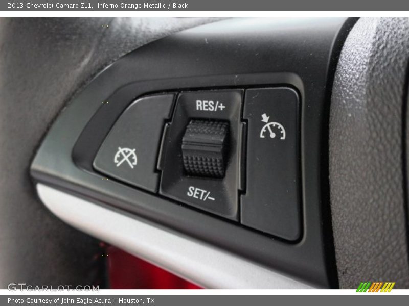 Inferno Orange Metallic / Black 2013 Chevrolet Camaro ZL1