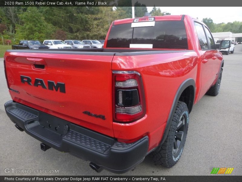 Flame Red / Black 2020 Ram 1500 Rebel Crew Cab 4x4