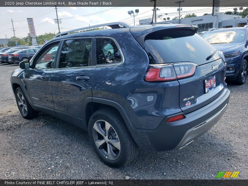 Blue Shade Pearl / Black 2020 Jeep Cherokee Limited 4x4