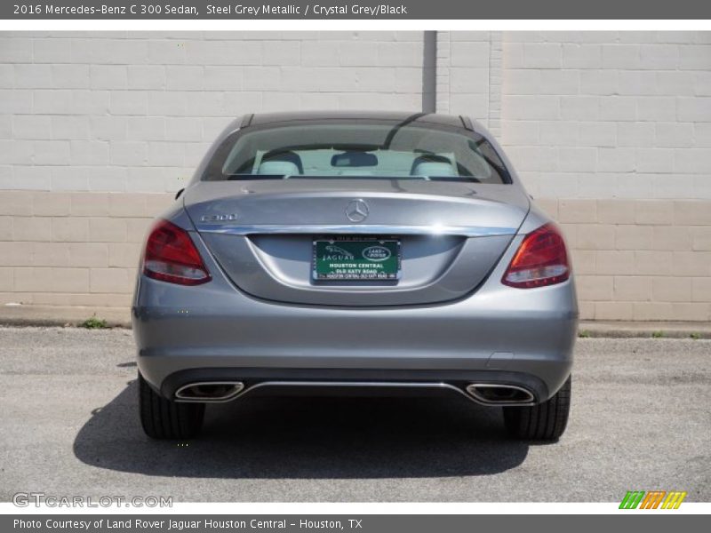 Steel Grey Metallic / Crystal Grey/Black 2016 Mercedes-Benz C 300 Sedan