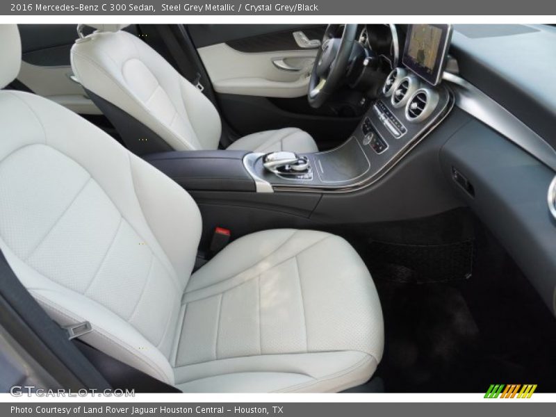Steel Grey Metallic / Crystal Grey/Black 2016 Mercedes-Benz C 300 Sedan