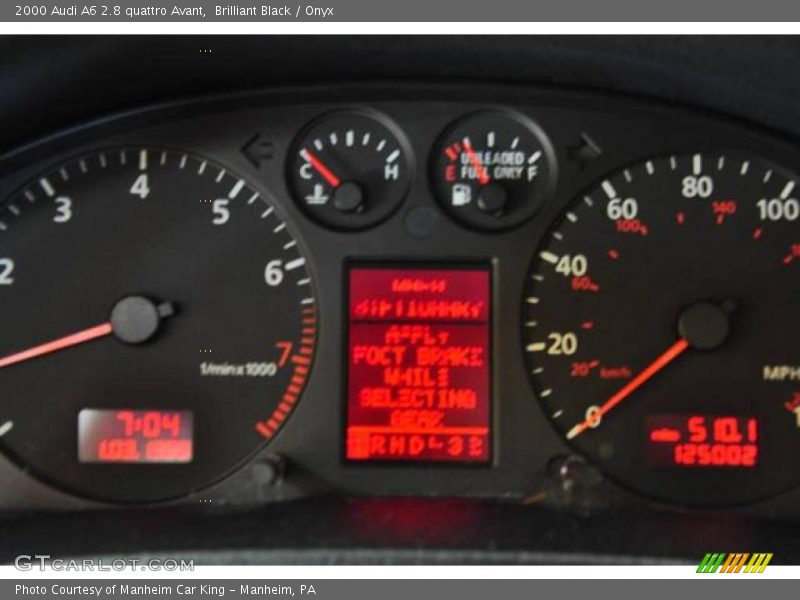 Brilliant Black / Onyx 2000 Audi A6 2.8 quattro Avant