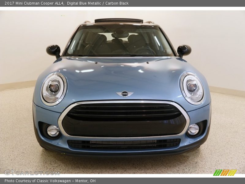 Digital Blue Metallic / Carbon Black 2017 Mini Clubman Cooper ALL4