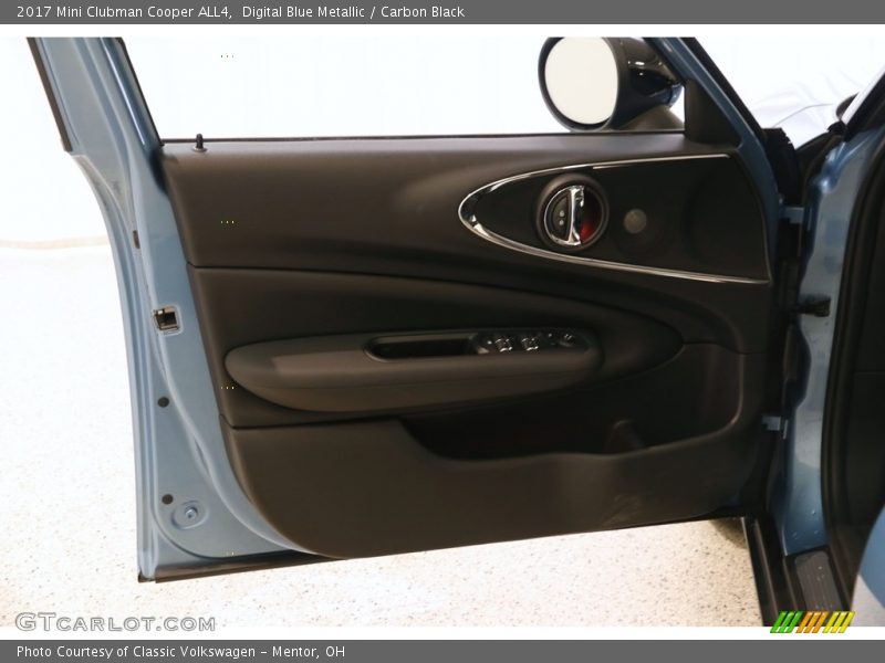Digital Blue Metallic / Carbon Black 2017 Mini Clubman Cooper ALL4