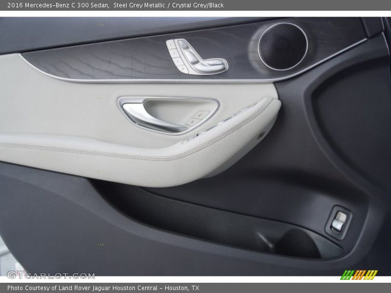 Steel Grey Metallic / Crystal Grey/Black 2016 Mercedes-Benz C 300 Sedan