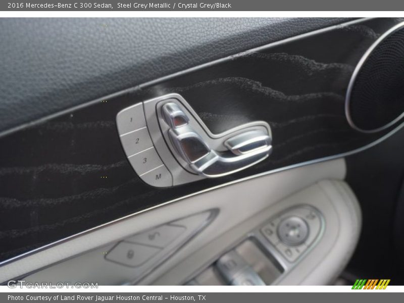 Steel Grey Metallic / Crystal Grey/Black 2016 Mercedes-Benz C 300 Sedan