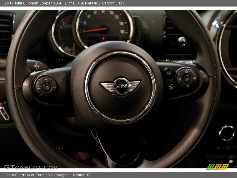 Digital Blue Metallic / Carbon Black 2017 Mini Clubman Cooper ALL4