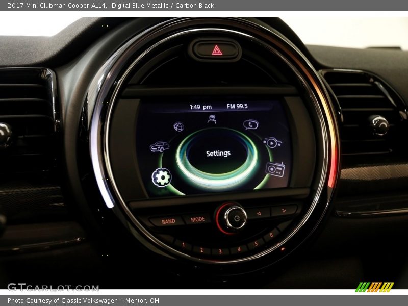 Digital Blue Metallic / Carbon Black 2017 Mini Clubman Cooper ALL4