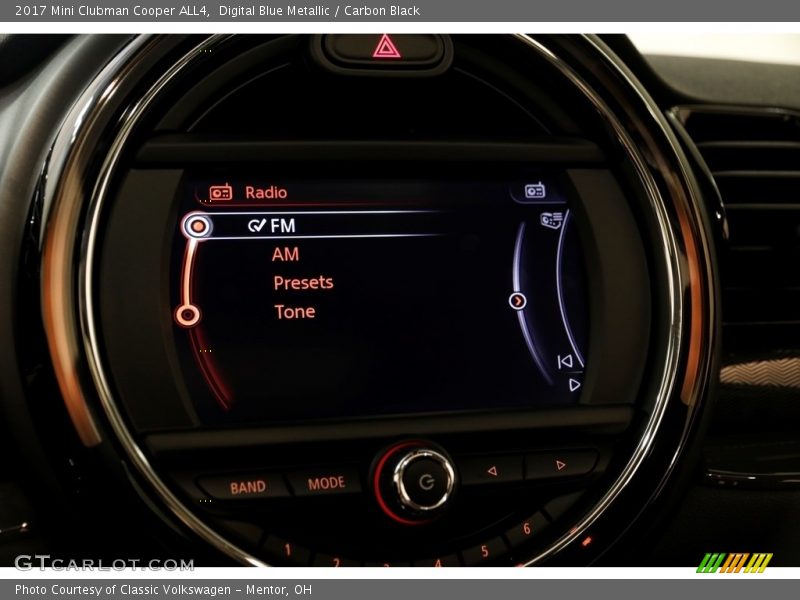 Digital Blue Metallic / Carbon Black 2017 Mini Clubman Cooper ALL4