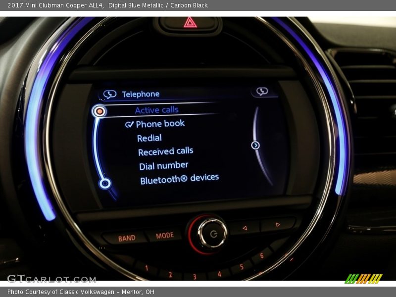 Digital Blue Metallic / Carbon Black 2017 Mini Clubman Cooper ALL4