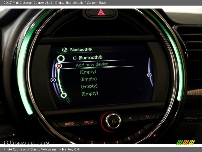 Digital Blue Metallic / Carbon Black 2017 Mini Clubman Cooper ALL4