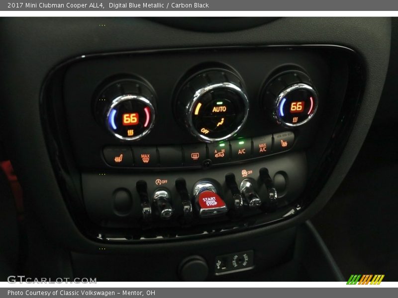 Digital Blue Metallic / Carbon Black 2017 Mini Clubman Cooper ALL4
