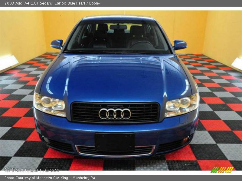 Caribic Blue Pearl / Ebony 2003 Audi A4 1.8T Sedan