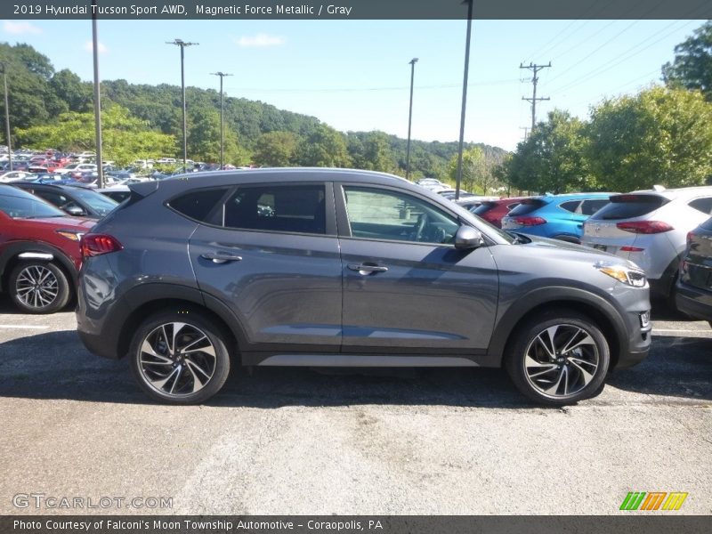 Magnetic Force Metallic / Gray 2019 Hyundai Tucson Sport AWD