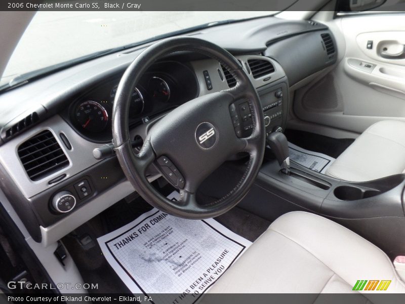 Black / Gray 2006 Chevrolet Monte Carlo SS
