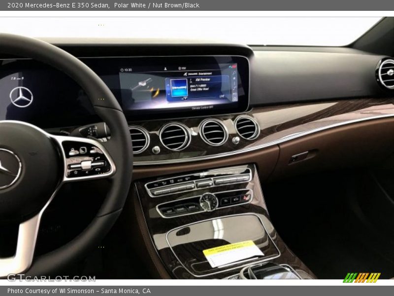 Dashboard of 2020 E 350 Sedan