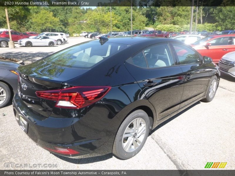 Phantom Black / Gray 2020 Hyundai Elantra SEL