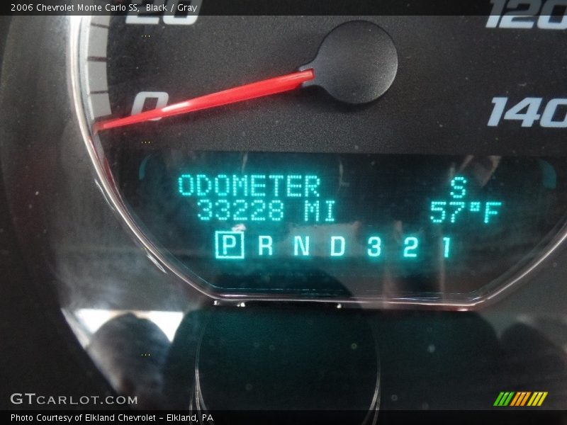 Black / Gray 2006 Chevrolet Monte Carlo SS