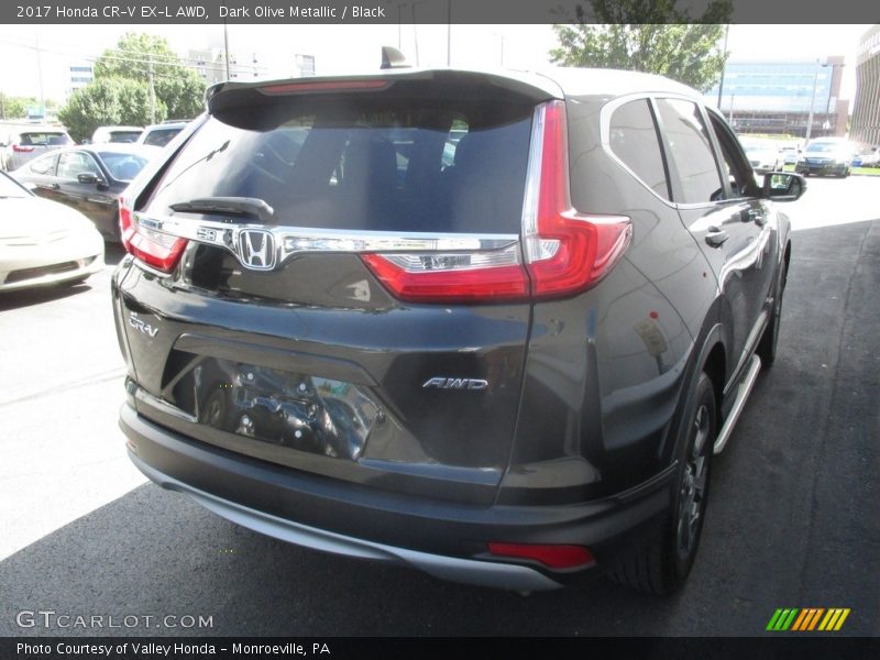 Dark Olive Metallic / Black 2017 Honda CR-V EX-L AWD