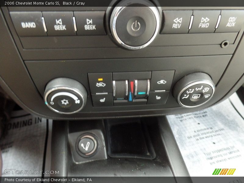 Black / Gray 2006 Chevrolet Monte Carlo SS
