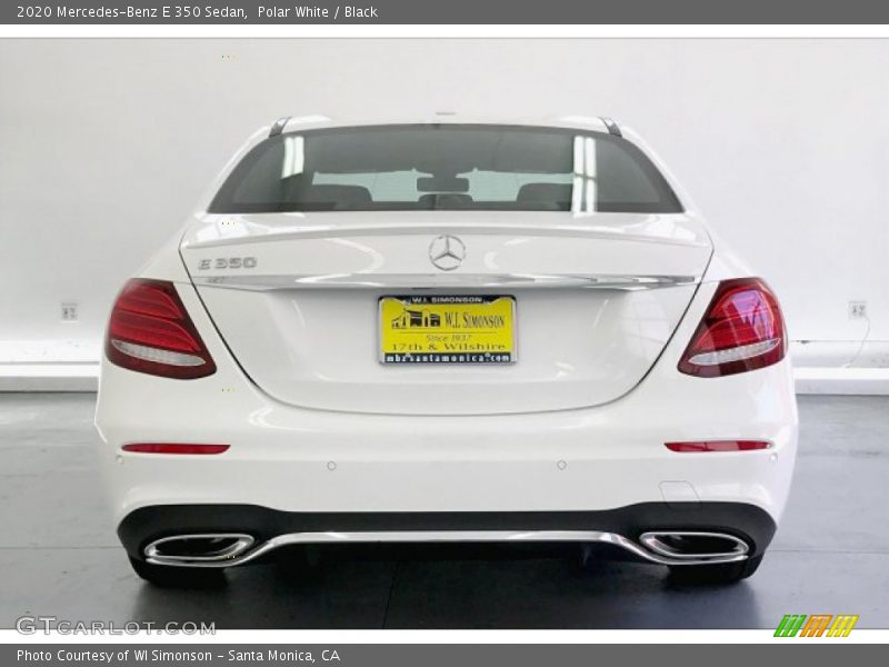 Polar White / Black 2020 Mercedes-Benz E 350 Sedan