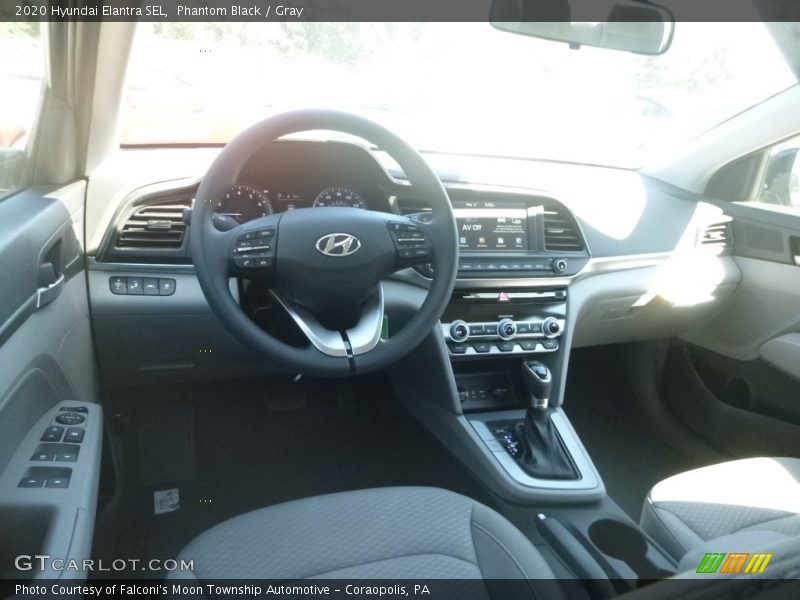 Phantom Black / Gray 2020 Hyundai Elantra SEL