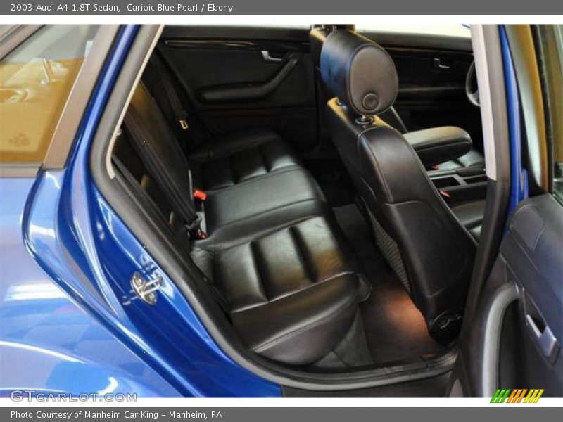 Caribic Blue Pearl / Ebony 2003 Audi A4 1.8T Sedan