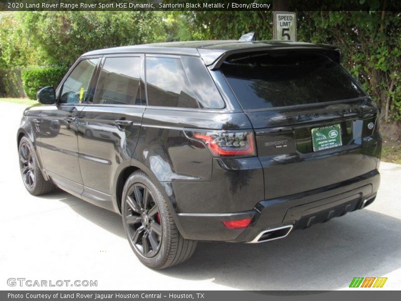 Santorini Black Metallic / Ebony/Ebony 2020 Land Rover Range Rover Sport HSE Dynamic