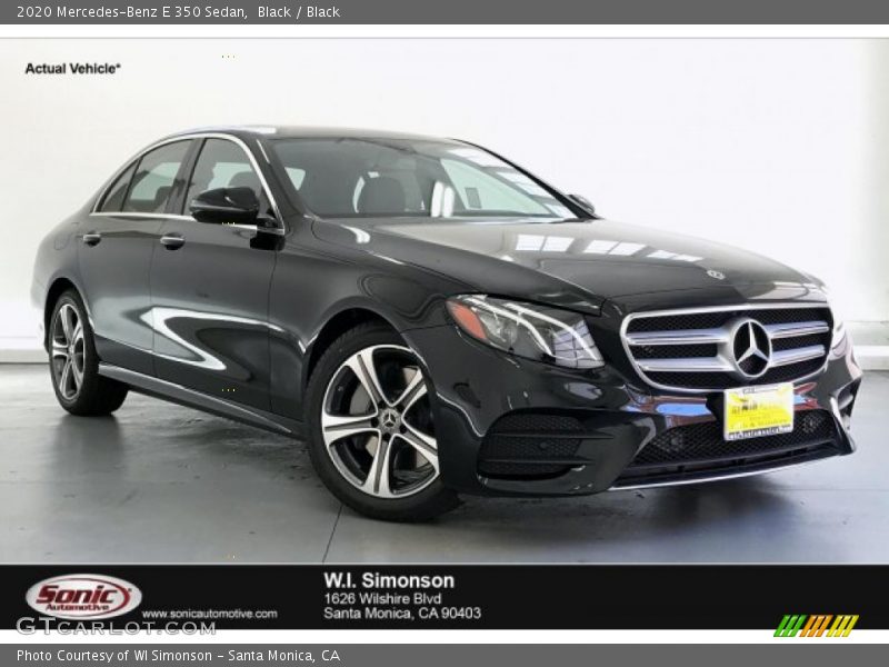 Black / Black 2020 Mercedes-Benz E 350 Sedan