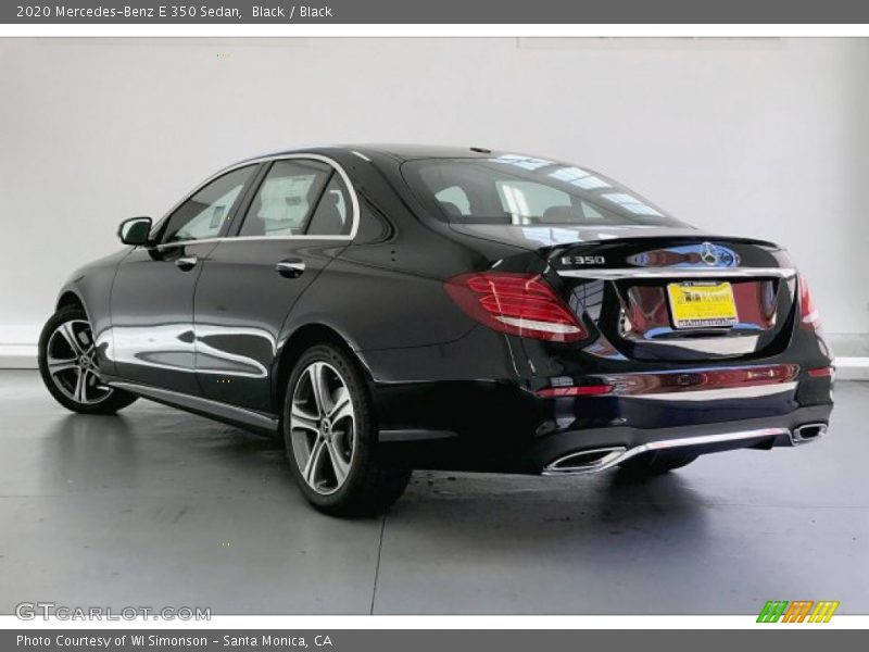 Black / Black 2020 Mercedes-Benz E 350 Sedan