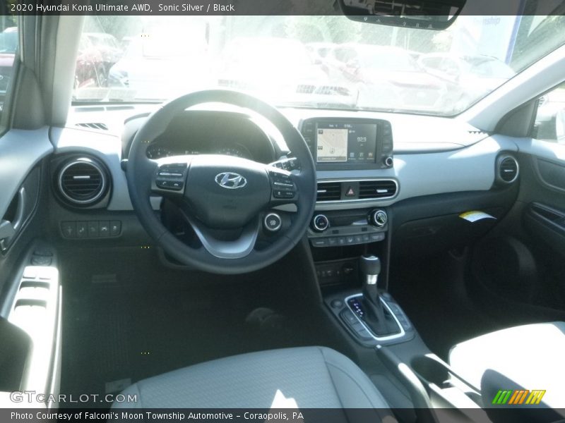 Sonic Silver / Black 2020 Hyundai Kona Ultimate AWD