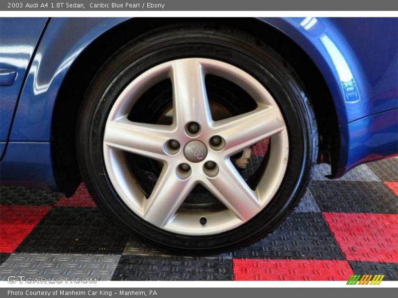 Caribic Blue Pearl / Ebony 2003 Audi A4 1.8T Sedan