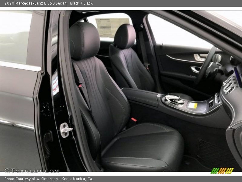 Front Seat of 2020 E 350 Sedan