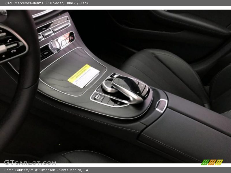 Controls of 2020 E 350 Sedan