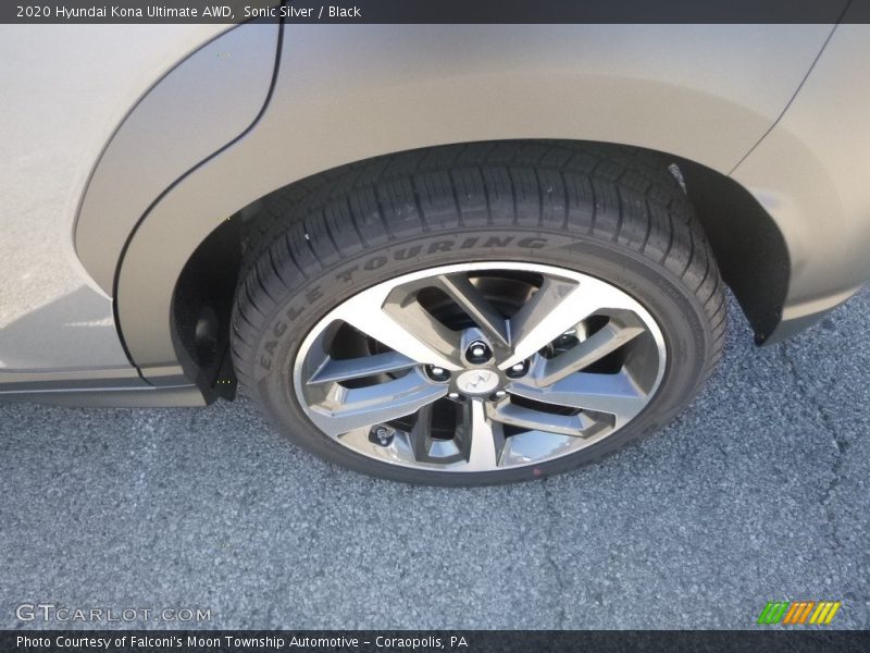 Sonic Silver / Black 2020 Hyundai Kona Ultimate AWD